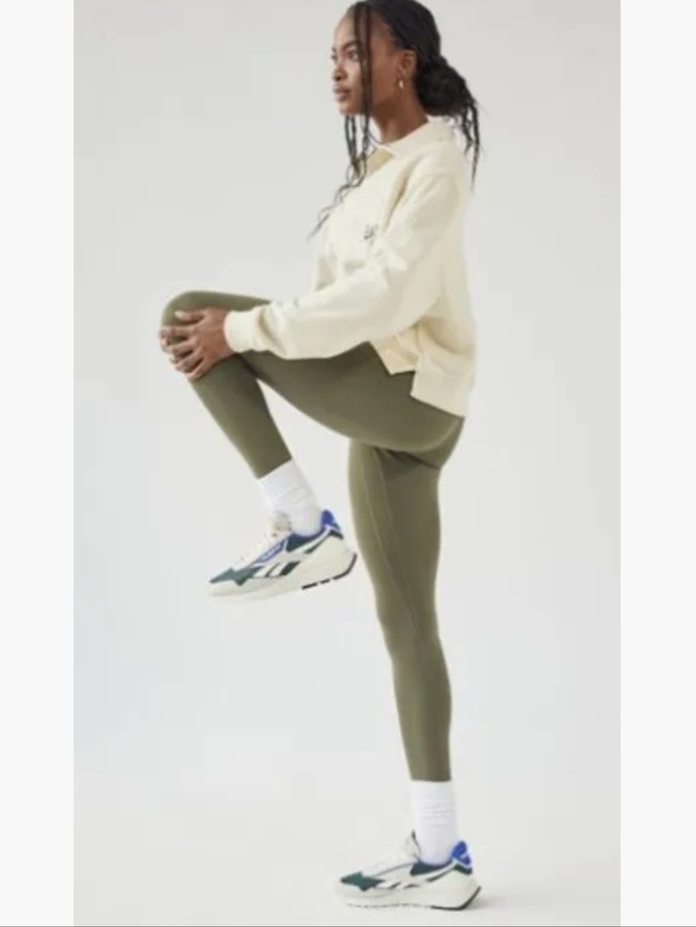 All Access Center Stage Lichen Green Leggings Size Small